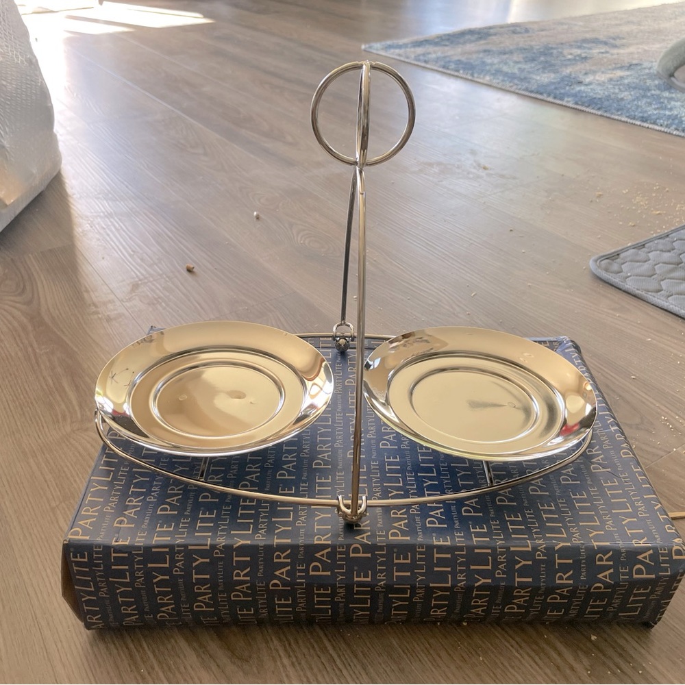 PartyLite double jar candle holder